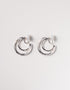 AURA HOOP EARRING SILVER