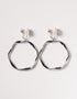 ZORA HOOP EARRINGS SILVER