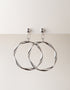 ZORA HOOP EARRINGS SILVER