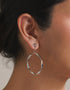 ZORA HOOP EARRINGS SILVER