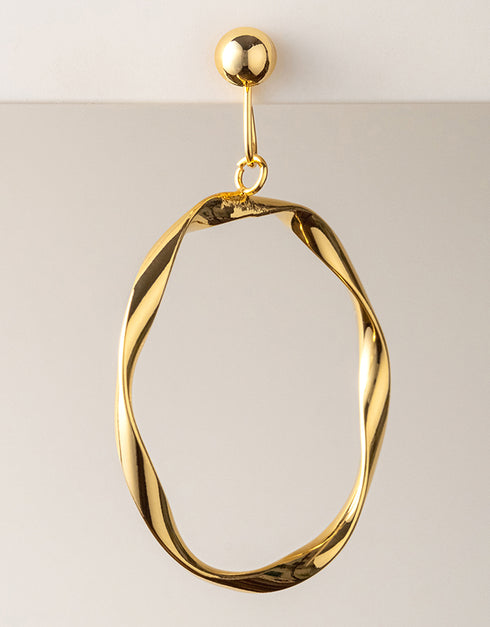 ZORA HOOP EARRINGS GOLD