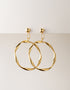 ZORA HOOP EARRINGS GOLD