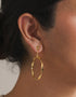 ZORA HOOP EARRINGS GOLD