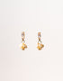 PERLA PEARL EARRINGS GOLD