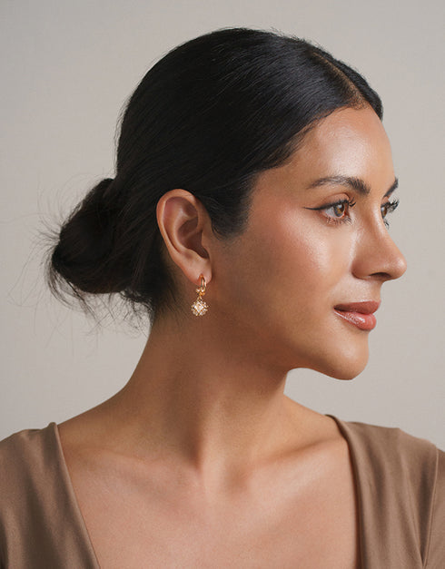 SOLARA EARRINGS GOLD