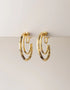 AURA HOOP EARRING GOLD