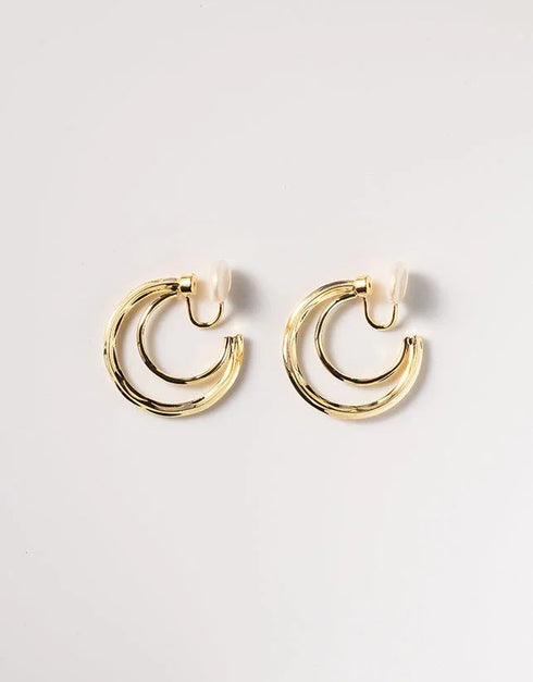 AURA HOOP EARRING GOLD