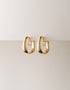 Gold hoop earrings