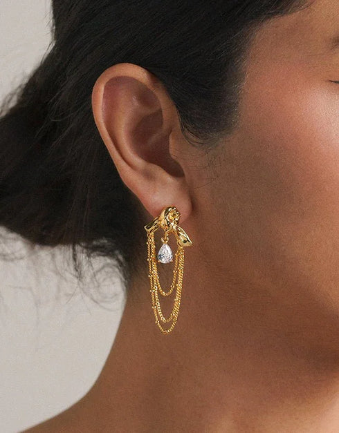 ANDROMEDA EARRING GOLD - ESTELA