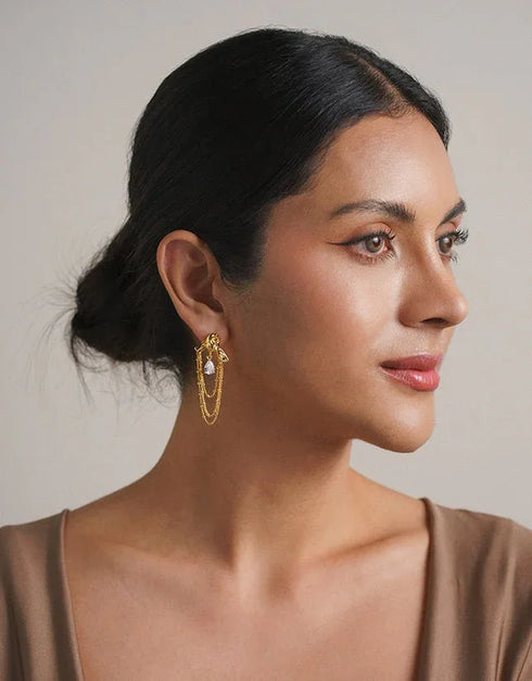 ANDROMEDA EARRING GOLD - ESTELA