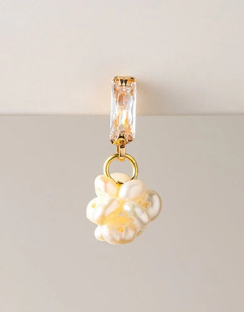 PERLA PEARL EARRINGS GOLD - ESTELA