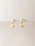 PERLA PEARL EARRINGS GOLD - ESTELA